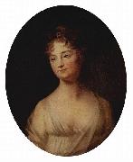 TISCHBEIN, Johann Heinrich Wilhelm Portrat einer Frau, Oval France oil painting artist